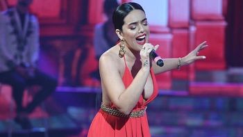 ¿Romance en vivo? Ángela Leiva y un productor de Showmatch se encontraron en la pista