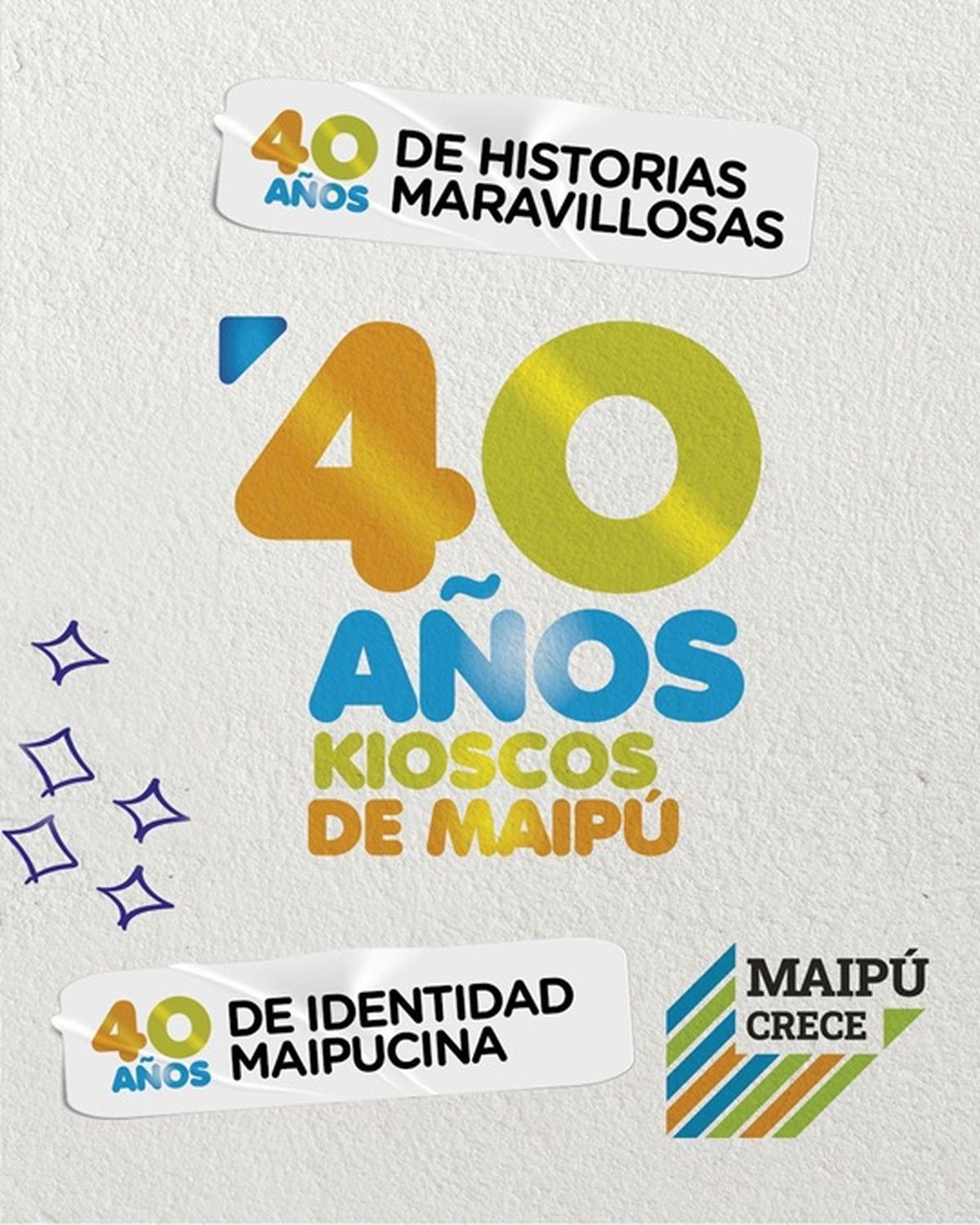La Municipalidad de Maipú prepara un gran festejo por los 40 años de sus tradicionales kioscos. La Municipalidad de Maipú prepara un gran festejo por los 40 años de sus tradicionales kioscos.