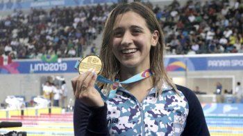 La nadadora Delfina Pignatiello ganó su segundo oro en los Panamericanos