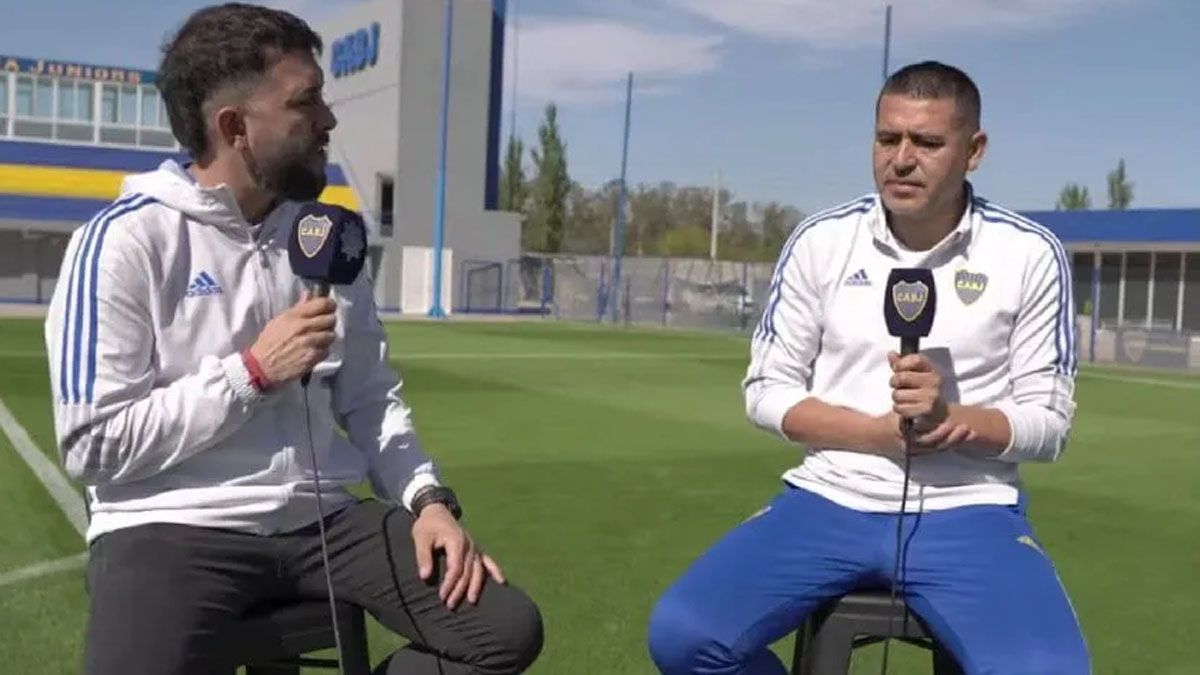 El vicepresidente primero de Boca, Juan Román Riquelme, habló de todo.