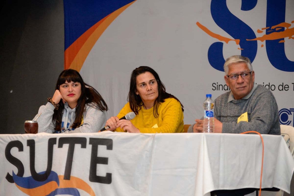 Carina Sedano, secretaria general del SUTE.