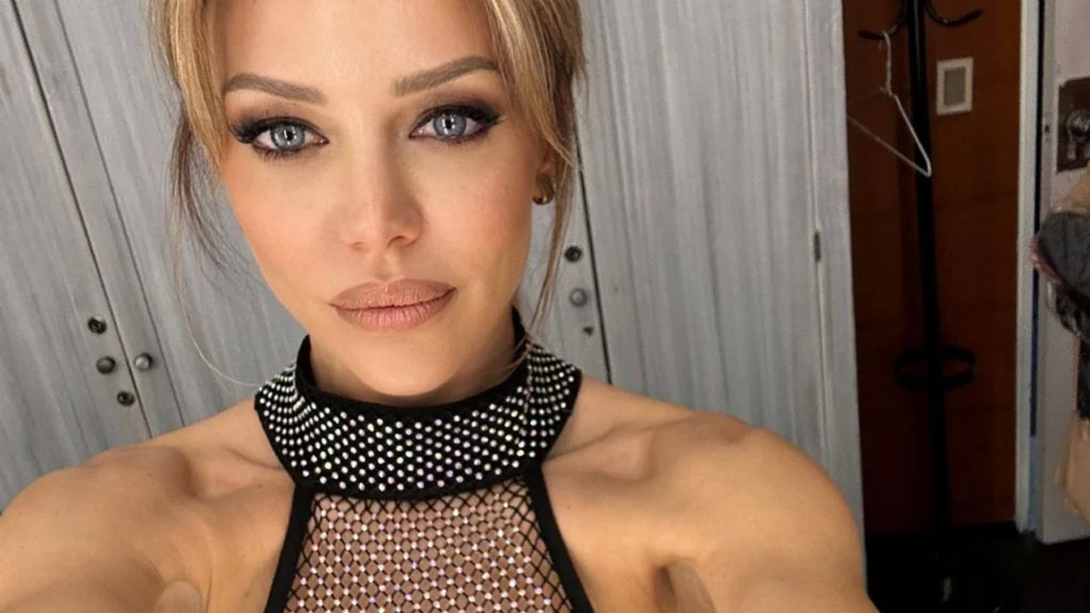 Evangelina Anderson se graba entrenando y sus calcitas explosivas se roban todas las miradas