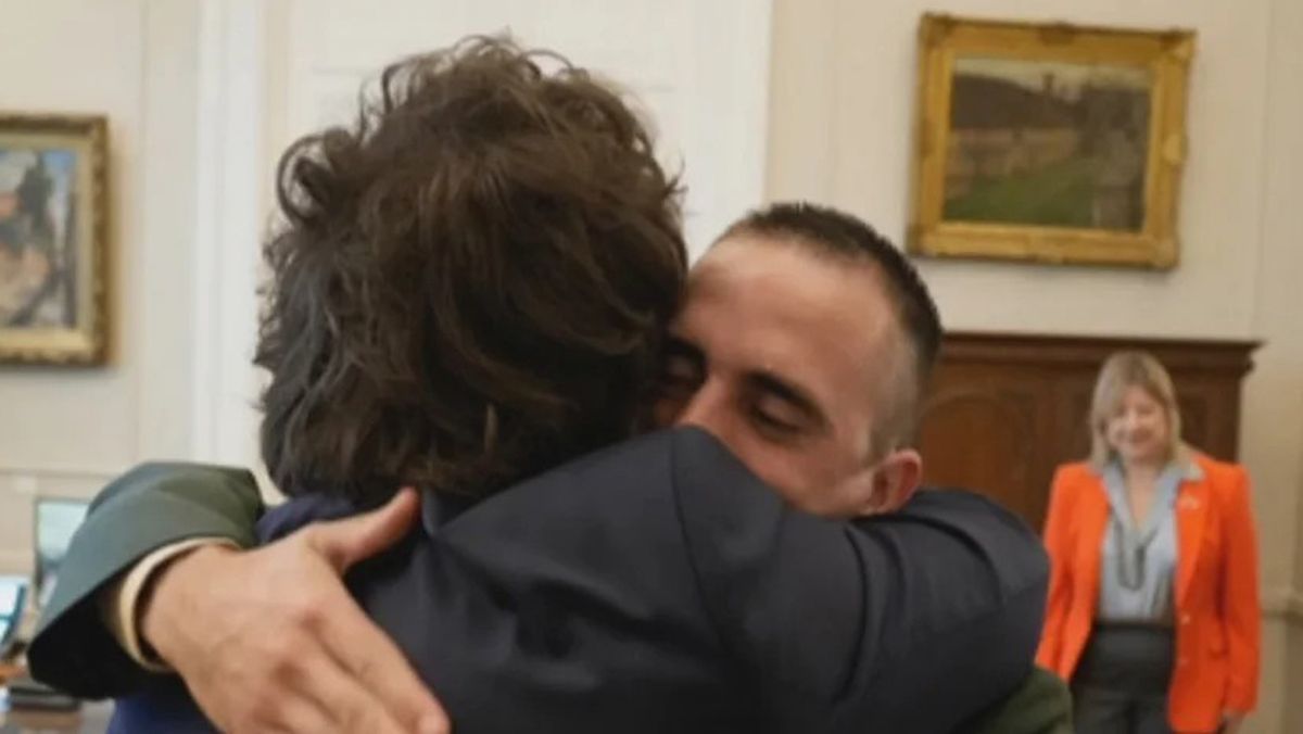 Javier Milei se reunió durante 2 horas con Nahuel Gallo, el gendarme que estuvo detenido en Venezuela