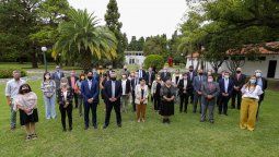 Reunión cumbre de todos los ministros de Educación del país con el ministro Nicolás Trotta y el presidente Alberto Férnandez en la Residencia de Olivos.