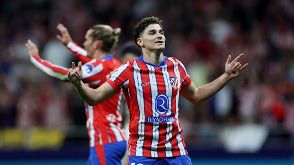 Julián Álvarez no podía faltar en la lista de goleadores del Atlético de Madrid