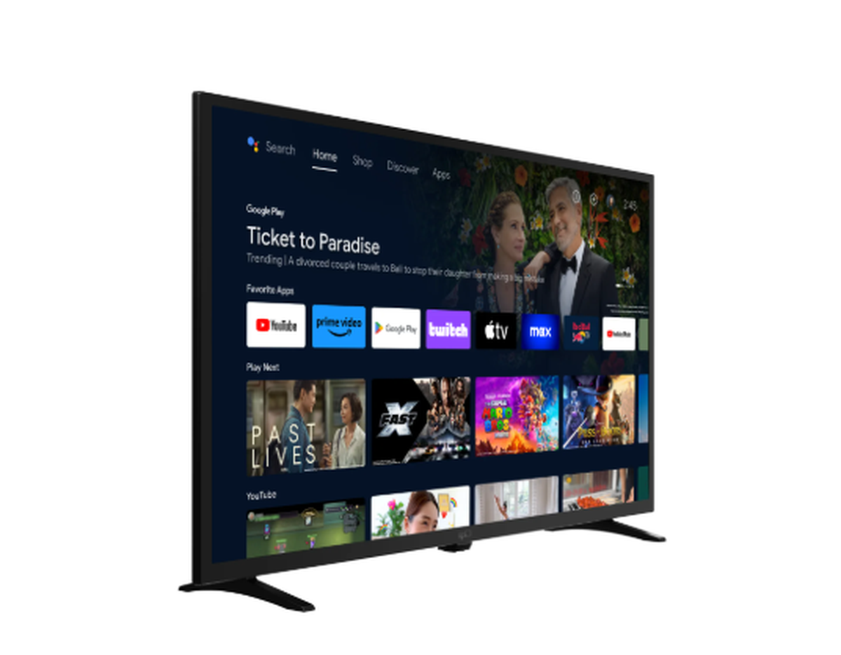 Este televisor cuenta con Android TV. Este televisor cuenta con Android TV.