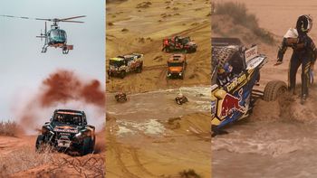 Por la lluvia, los mendocinos sufrieron bastante en la 3ª etapa del Rally Dakar 2023
