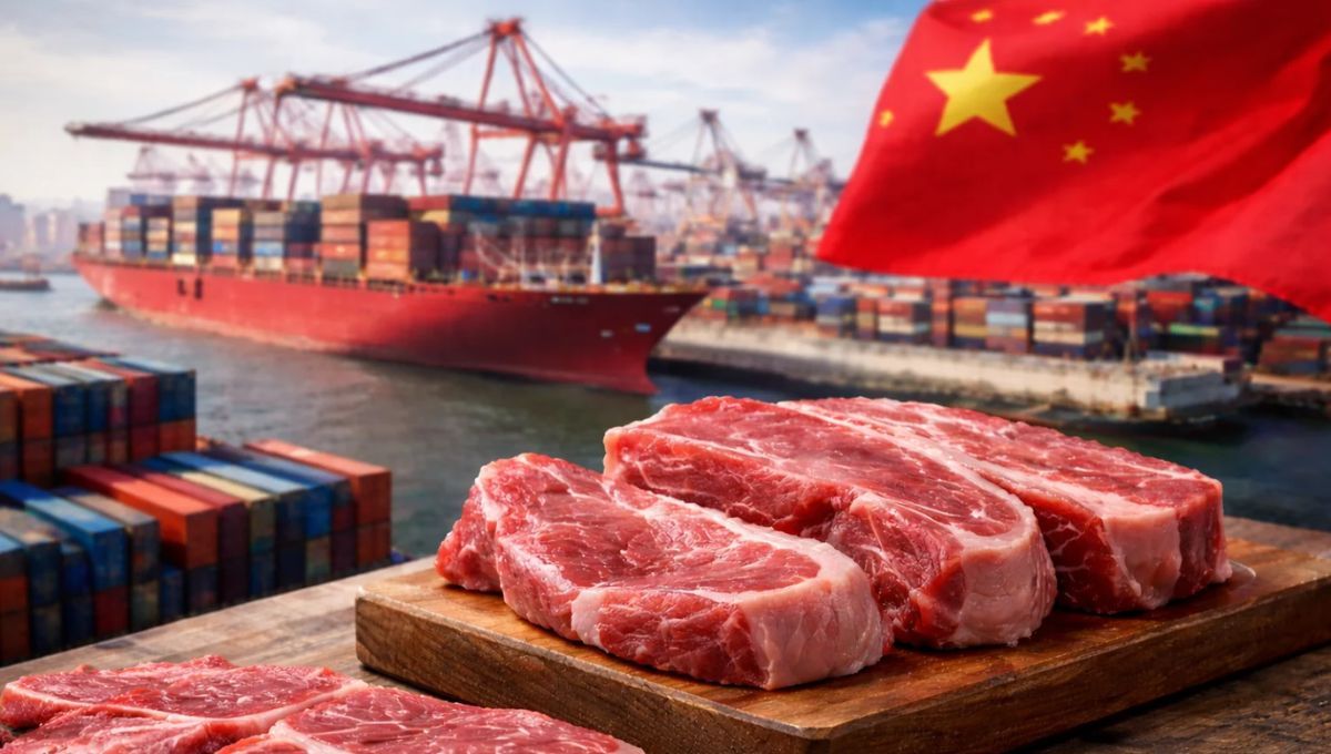 China ajusta a tres países de América del Sur con aranceles del 55% a la exportación de carne vacuna