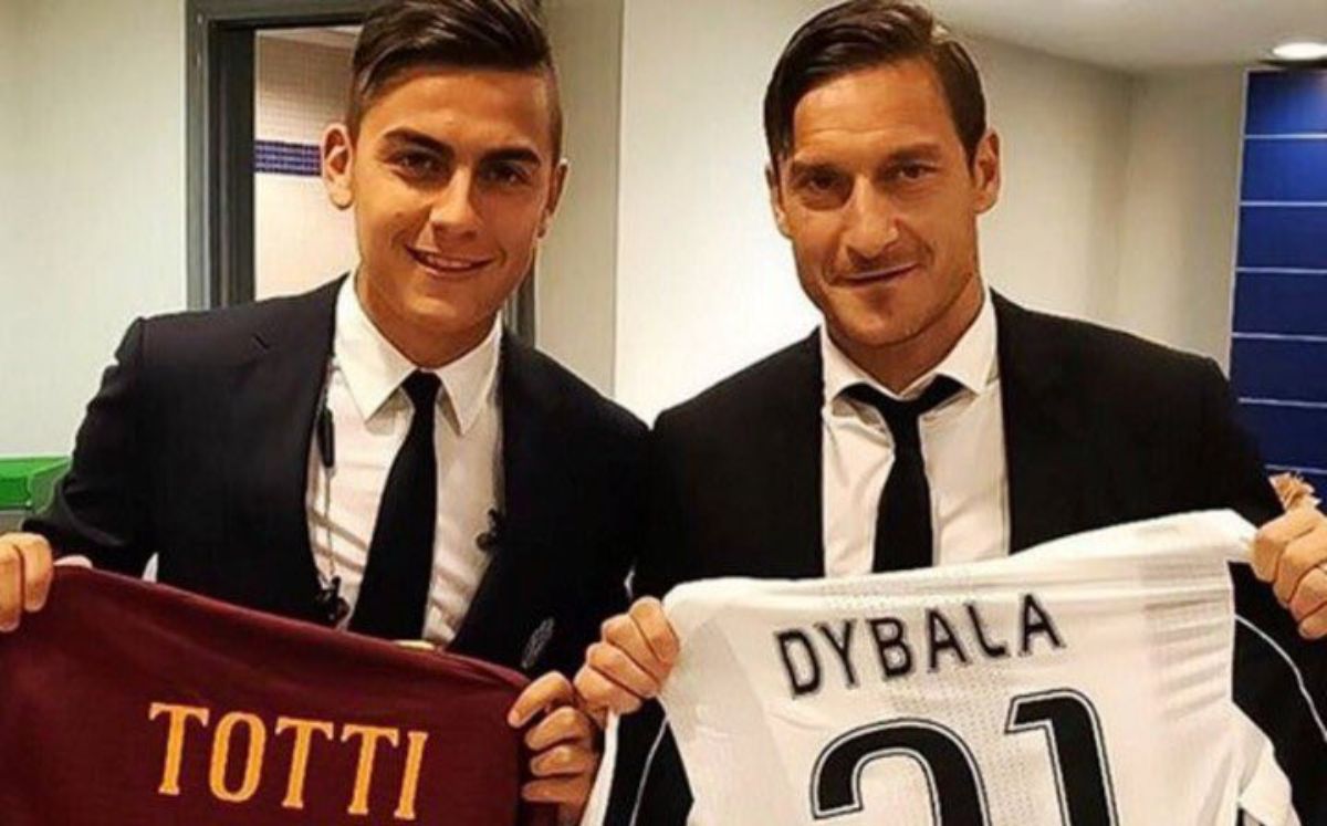 Dybala y Totti siempre tuvieron buena relación.