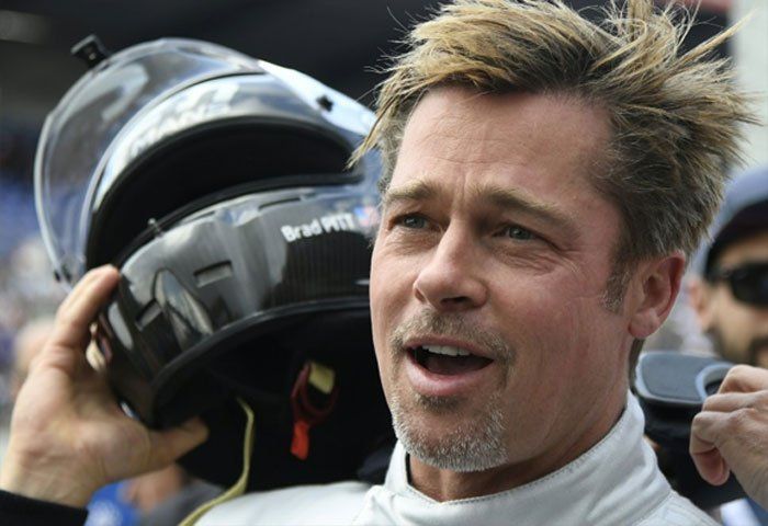 Brad Pitt a todo motor