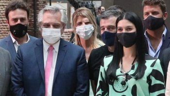 Flor Destéfanis estuvo con el presidente Alberto Fernández