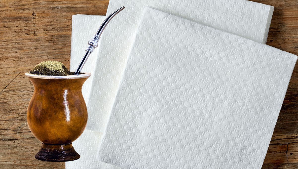 Por la mañana notarás que la servilleta está húmeda y el mate libre de agua Por la mañana notarás que la servilleta está húmeda y el mate libre de agua