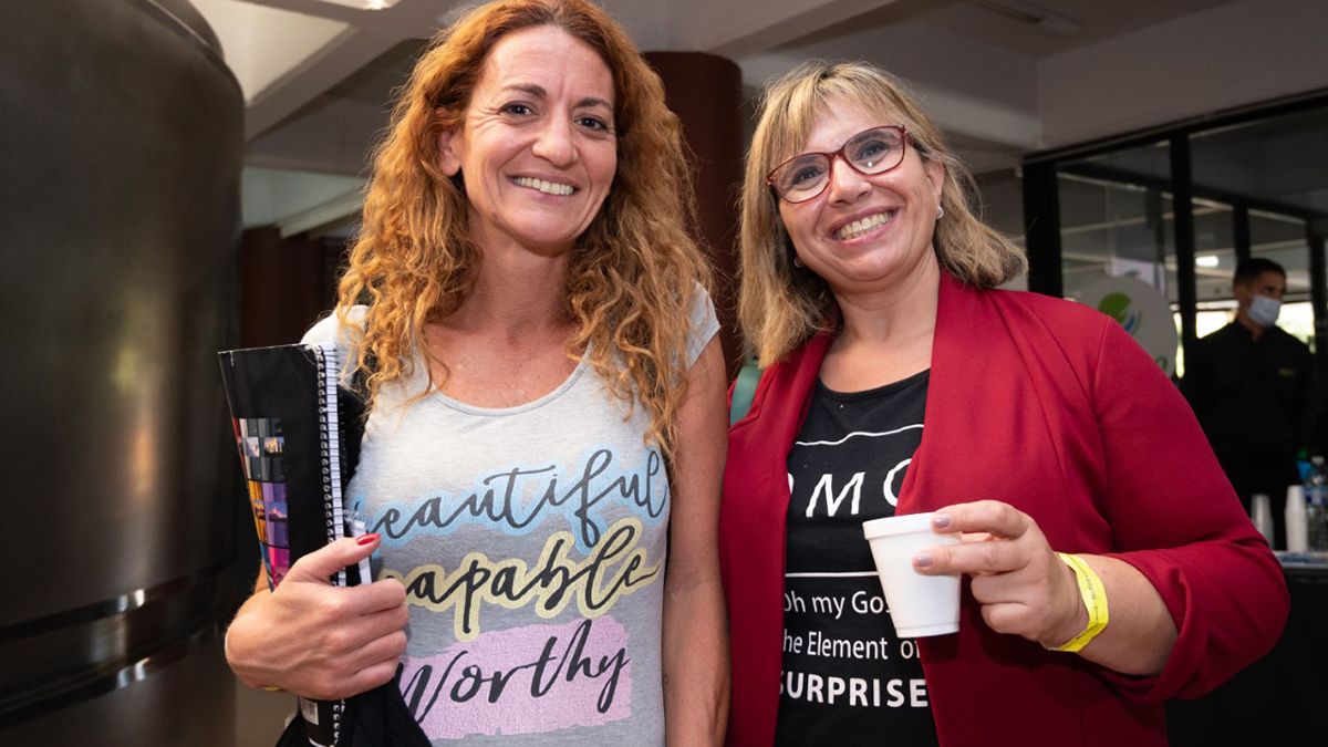 Gabriela Mussuto y Judith Scheyer.