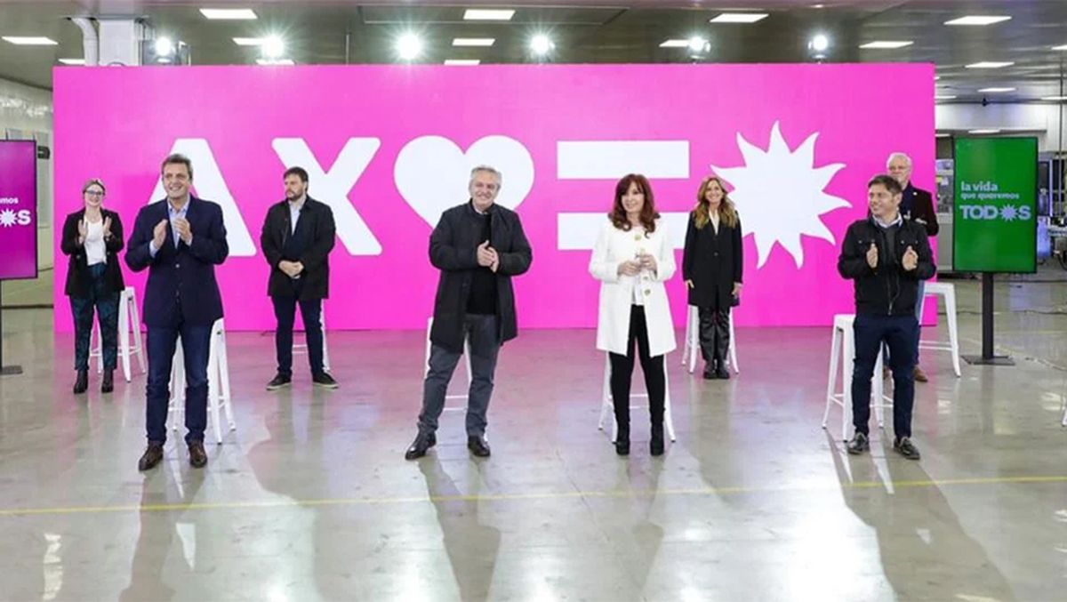 Acto de lanzamiento de los candidatos a diputados nacionales del Frente de Todos.