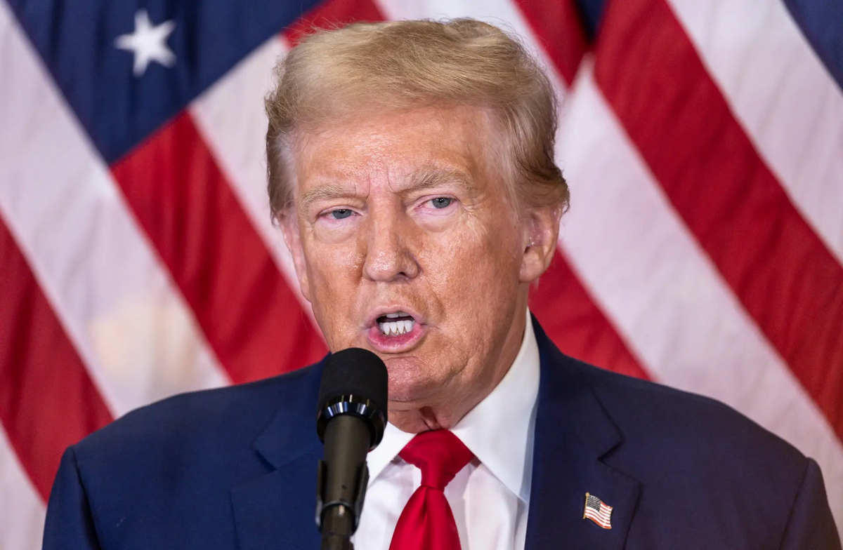 Donald Trump llega al debate luego de que en julio sufriera un intento de asesinato en un mitin en Pensilvania. Crédito: EFE/EPA/Justin Lane. Donald Trump llega al debate luego de que en julio sufriera un intento de asesinato en un mitin en Pensilvania. Crédito: EFE/EPA/Justin Lane.