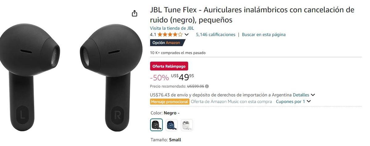 La impresionante oferta de Amazon. La impresionante oferta de Amazon.