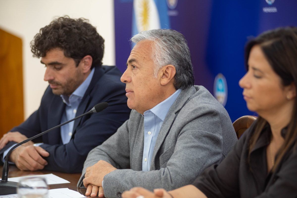 El gobernador Alfredo Cornejo. El gobernador Alfredo Cornejo.