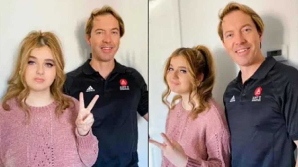 Sierra Halseth junto a su padre, con quien no tenía buena relación. La chica lo mató con su novio porque se oponía a la relación. Sierra Halseth junto a su padre, con quien no tenía buena relación. La chica lo mató con su novio porque se oponía a la relación.