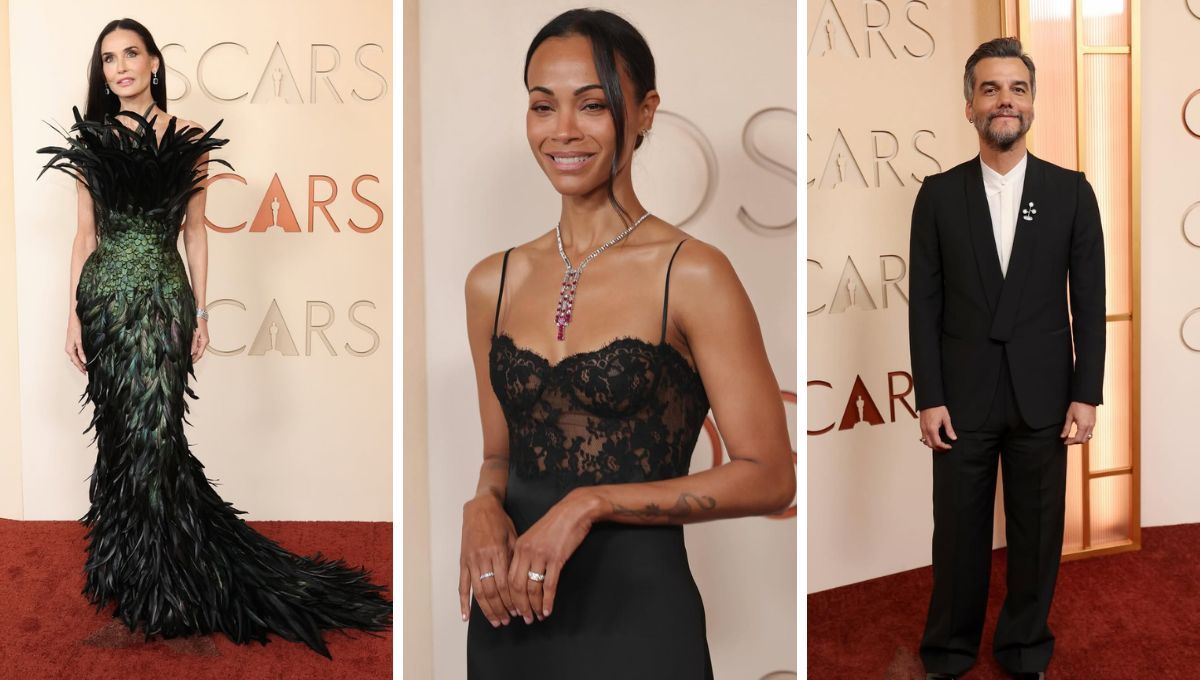 Demi Moore, Zoe Saldaña y el brasilero Wagner Moura. Demi Moore, Zoe Saldaña y el brasilero Wagner Moura.