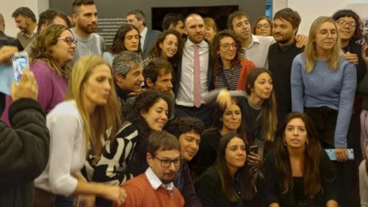 Hubo lágrimas en la despedida de Martín Guzmán.