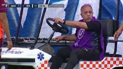 El conductor del carrito de Godoy Cruz, vio la roja. El conductor del carrito de Godoy Cruz, vio la roja.