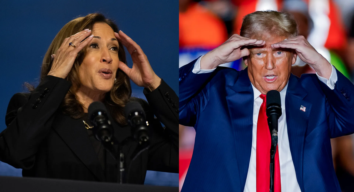 Aunque poco probable, hay escenarios posibles para que ocurra un empate entre Kamala Harris y Donald Trump. Crédito: EFE.