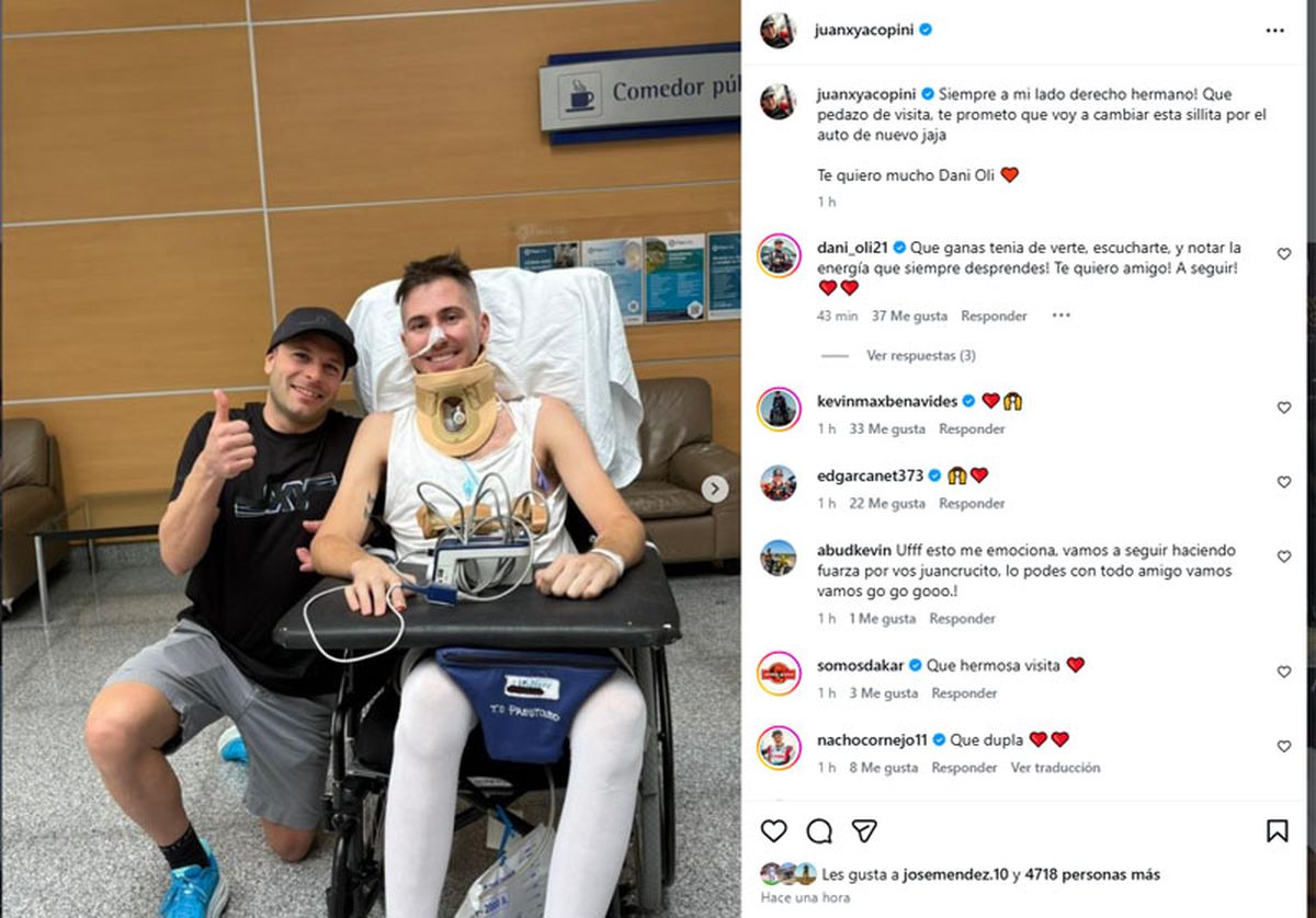 Este fue el posteo de Juan Cruz Yacopini.