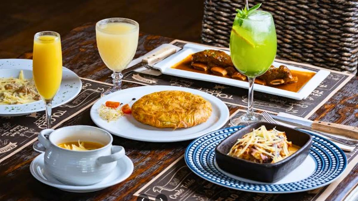 Los platos abundantes que se sirven en este restaurante. Los platos abundantes que se sirven en este restaurante.