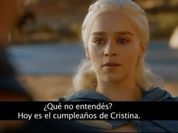La JP saludó a Cristina por su cumpleaños con su serie favorita