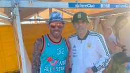 Tevez cumplió con su cábala de verano