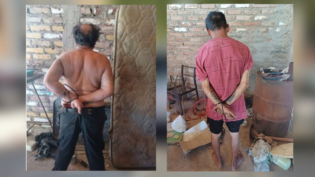Dos hombres de 59 y 41 años quedaron detenidos.