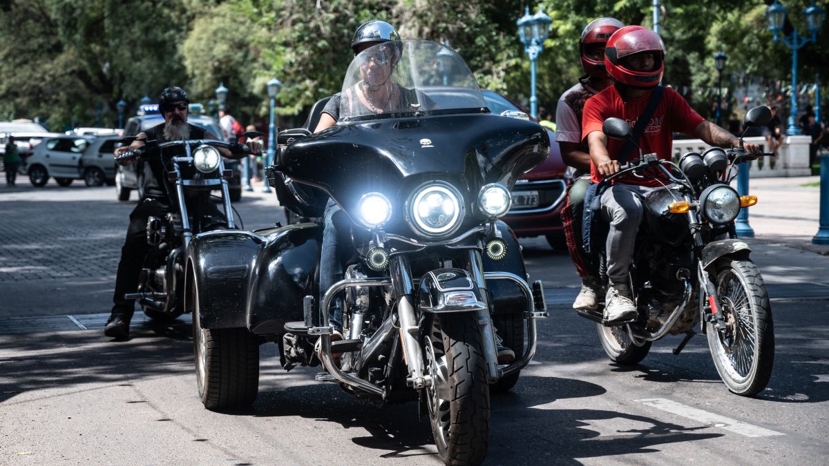 Los apasionados por las Harley Davidson hicieron rugir sus motores por las calles céntricas.