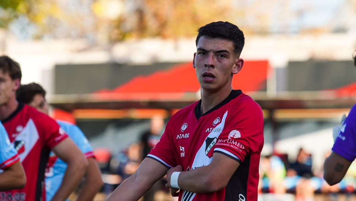 Luciano Arnijas es una de las gratas sorpresas de la defensa del Deportivo Maipú. Foto: Axel Lloret/UNO. 