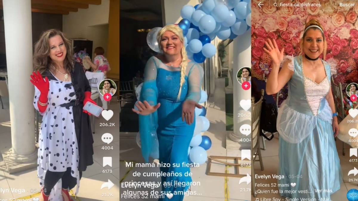 María cumplió 52 años y decidió que el festejo fuera temática Disney.&nbsp;