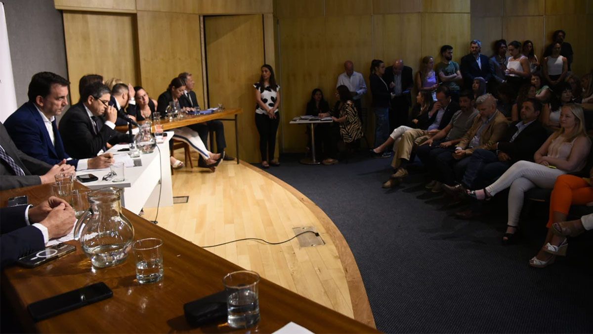 El ministro de Educación Tadeo García Zalazar en la Audiencia Pública que trata su pliego como director general de Escuelas. El ministro de Educación Tadeo García Zalazar en la Audiencia Pública que trata su pliego como director general de Escuelas.