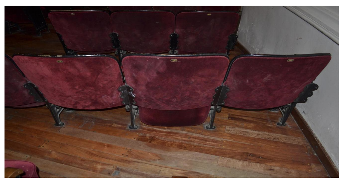 Butacas fijas de 1940. Butacas fijas de 1940.