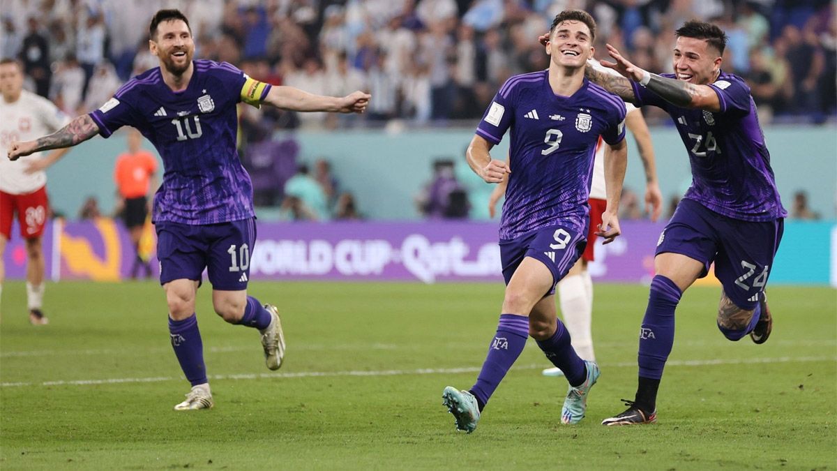 La Selección argentina se instaló en octavos de final del Mundial Qatar 2022.