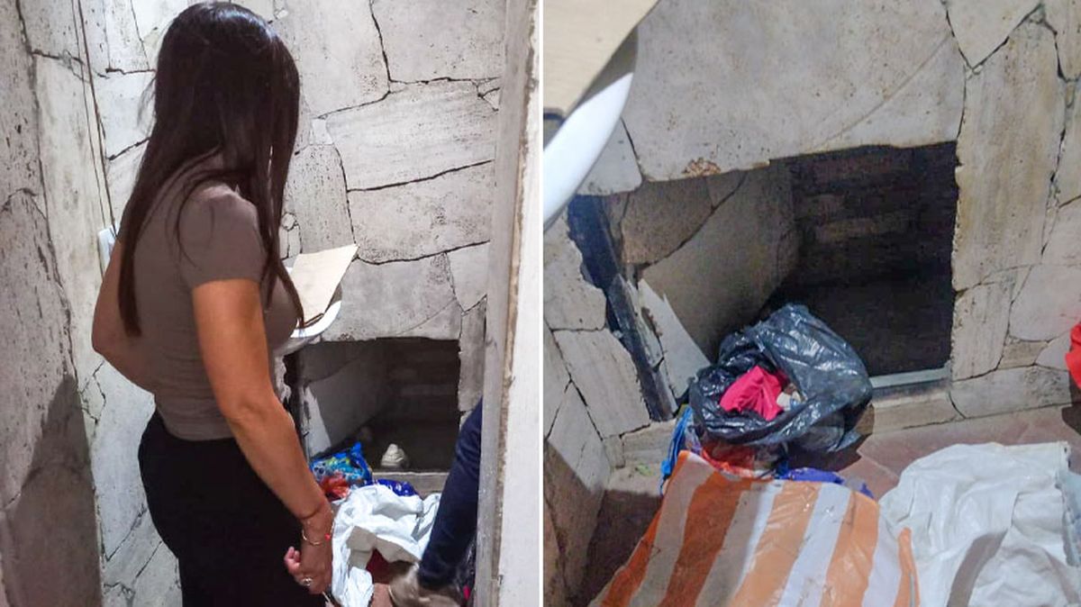 En el allanamiento descubrieron que la droga estaba oculta en cajas en una falsa pared. En el allanamiento descubrieron que la droga estaba oculta en cajas en una falsa pared.