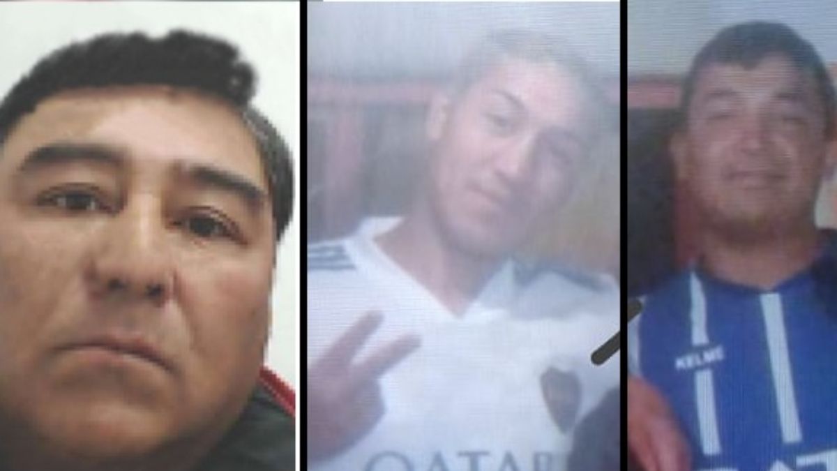 Los tres detenidos por el crimen de Nahuel Acevedo.