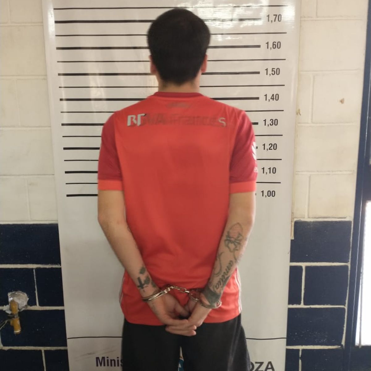 El delincuente intentó un asalto a un comercio de San Rafael junto a un secuaz, el que fue herido y capturado, logrando Anfuso escapar, hasta ser identificado y detenido en Las Heras este martes.