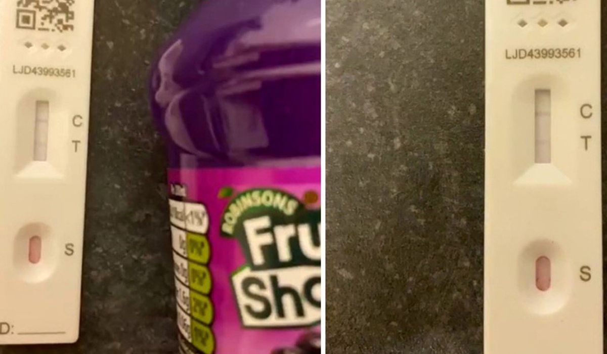 El test de Covid da positivo utilizando un líquido con mucha acidez.