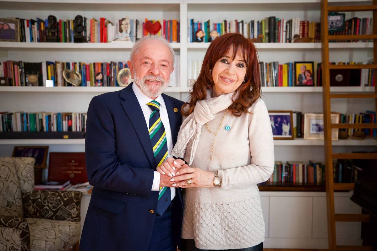 Lula y Cristina. La ex presidenta