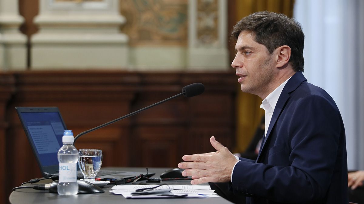 Axel Kicillof se encuentra en aislamiento preventivo.