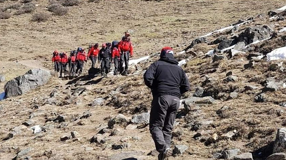 Fotos y video: así rescataron a los andinistas cordobeses varados