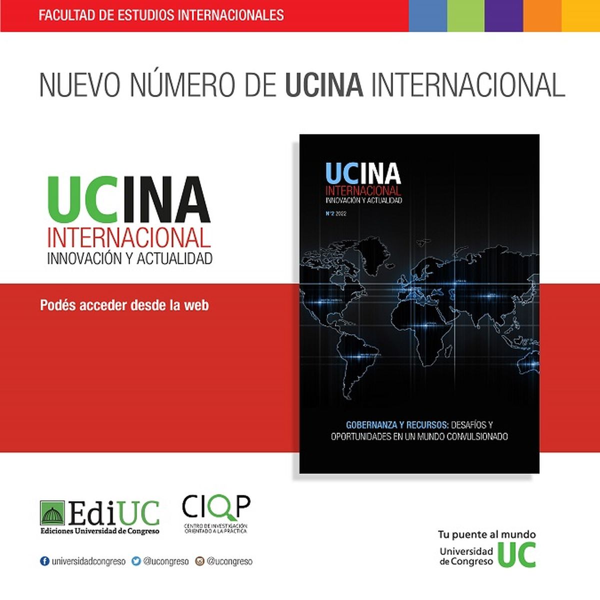 La convocatoria es abierta a toda la comunidad educativa de la Universidad de Congreso, y también de otras universidades.