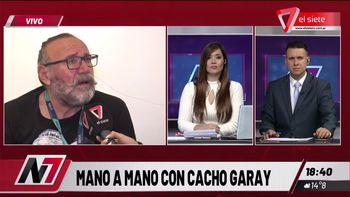 Video: entre lágrimas, Cacho Garay se defendió en Canal 7 luego de las denuncias por violencia de género