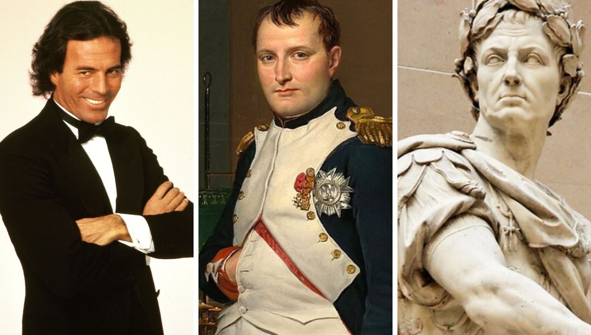 El lazo que une a Julio Iglesias con Napoleón Bonaparte y Julio César