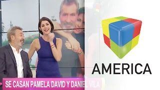 Pamela David y Daniel Vila confirmaron su casamiento Lloramos como dos nenes
