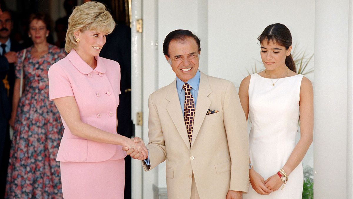 Con Carlos Menem y Zulemita en la residencia de Olivos mantuvo una conmovedora charla.