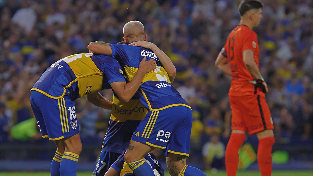 Boca le ganó un partidazo a San Lorenzo.